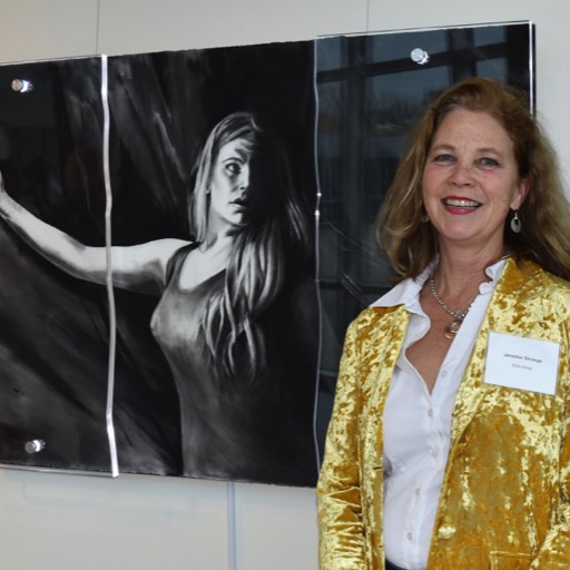 Lot's Wife drawing with the artist